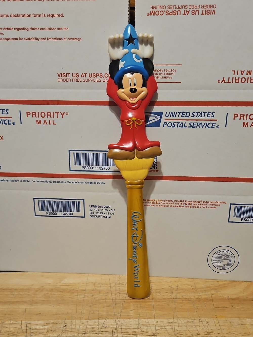 VTG Walt Disney Collectible 15" Fantasia Sorcerer Mickey Mouse Back Scratcher